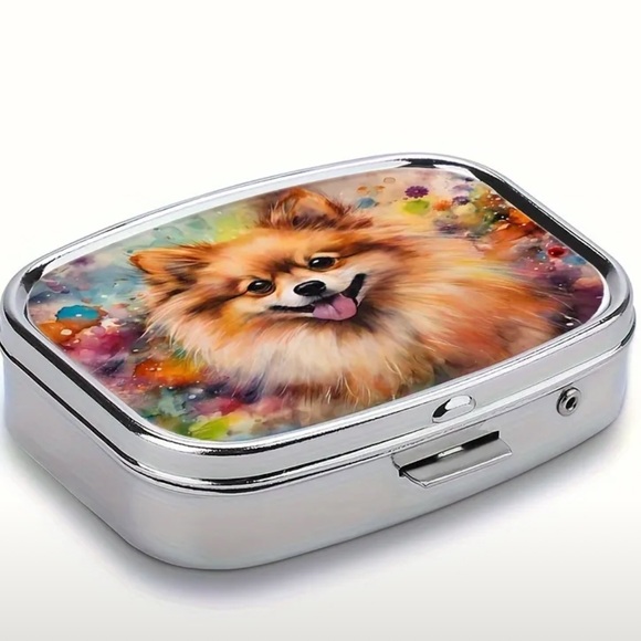 Portable Mirrored Medicine Case for Pockets & Purses NEW - Picture 8 of 15